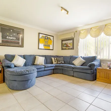 Rent this 4 bed apartment on Bujan Street in Glenmore Park NSW 2745, Australia