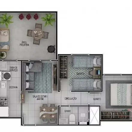 Buy this 2 bed apartment on Avenida Osvaldo da Silva Corrêa in Despraiado, Cuiabá - MT