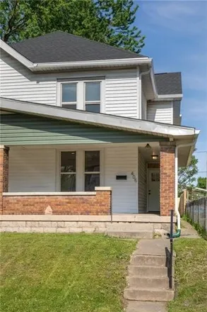 Rent this 3 bed townhouse on 403 North Keystone Avenue in Indianapolis, IN 46201