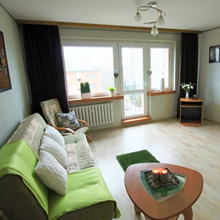 Rent this 1 bed apartment on blok 19 in Olimpijska 13, 94-120 Łódź