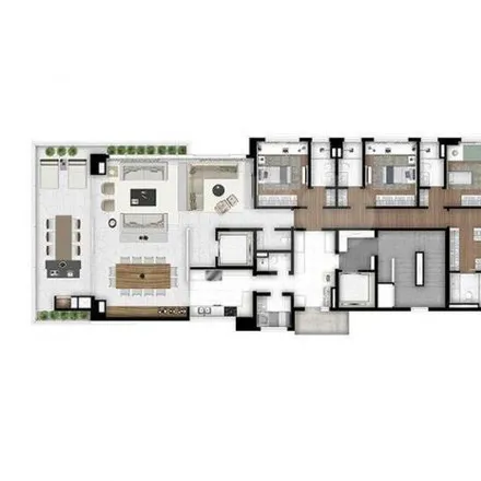 Buy this 4 bed apartment on Rua Bento Viana 1078 in Batel, Curitiba - PR