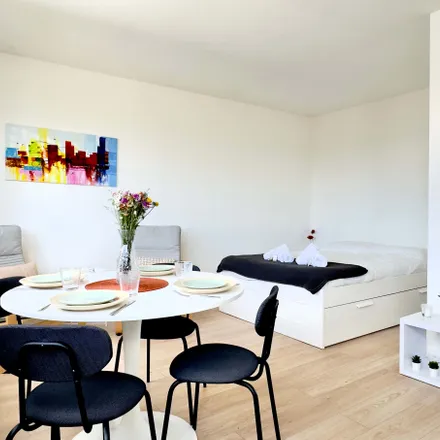 Rent this studio apartment on 124 Boulevard Saint-Denis in 92400 Courbevoie, France