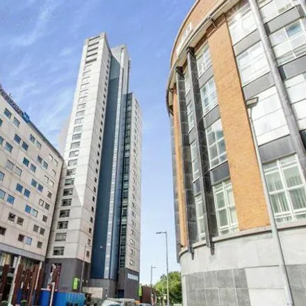 Rent this studio apartment on Beetham Tower in 111 Old Hall Street, Pride Quarter