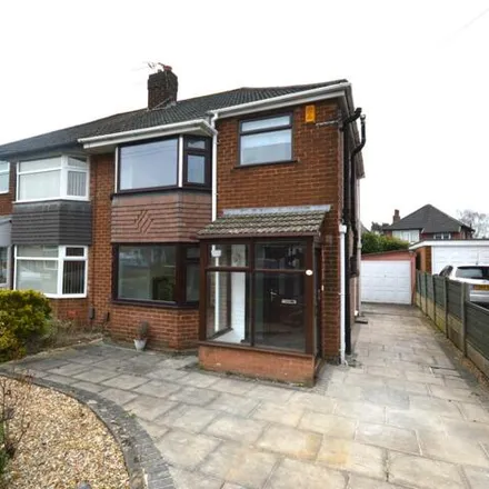 Rent this 3 bed duplex on Almond Tree Road in Cheadle Hulme, SK8 6HW