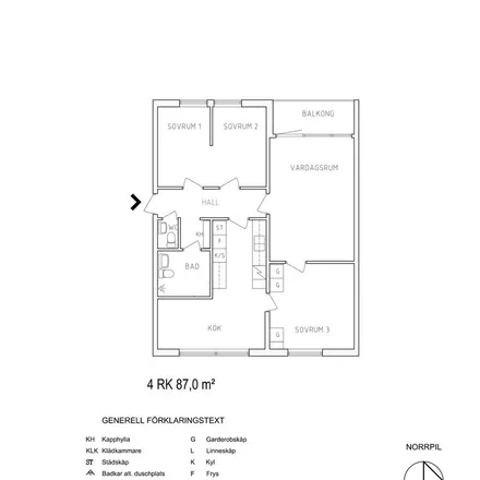 Rent this 4 bed apartment on Solröksgatan in 802 63 Gävle, Sweden