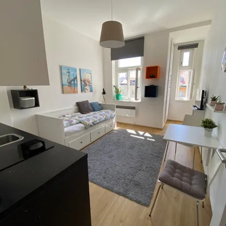 Rent this 1 bed apartment on Polská 1506/42 in 120 00 Prague, Czechia