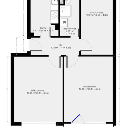 Rent this 3 bed apartment on Ludwig-Bethcke-Straße 1 in 06132 Halle (Saale), Germany
