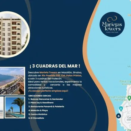 Buy this 2 bed apartment on Calle Río Baluarte in López Mateos, 82000 Mazatlán