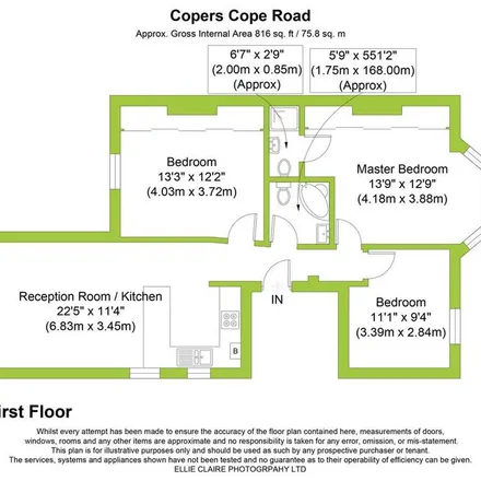 Rent this 3 bed apartment on Copers Cope Road in London, BR3 1DQ
