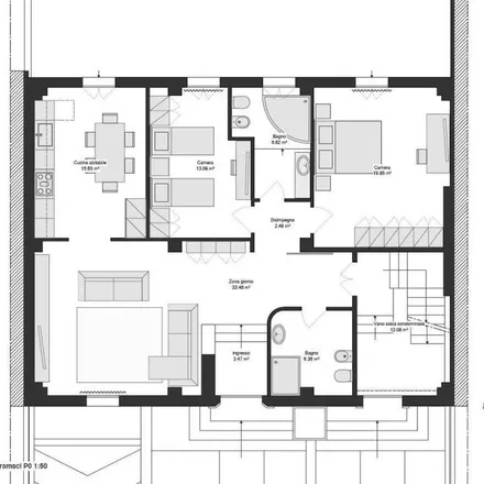 Rent this 4 bed apartment on Via Antonio Gramsci 11 in 50059 Vinci FI, Italy