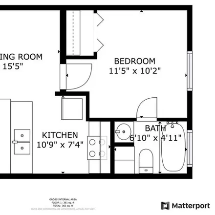 Image 2 - 1380 South 17th Avenue, Phoenix, AZ 85007, USA - Apartment for rent