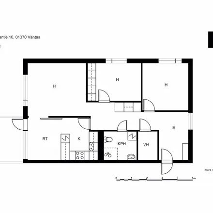 Rent this 3 bed apartment on Maarinkunnaantie 10 in 01370 Vantaa, Finland