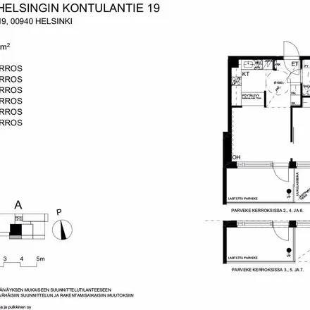 Rent this 2 bed apartment on Ramppi in 00940 Helsinki, Finland