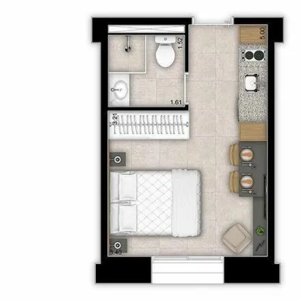 Buy this 1 bed apartment on Rua Basílio da Gama 60 in República, São Paulo - SP