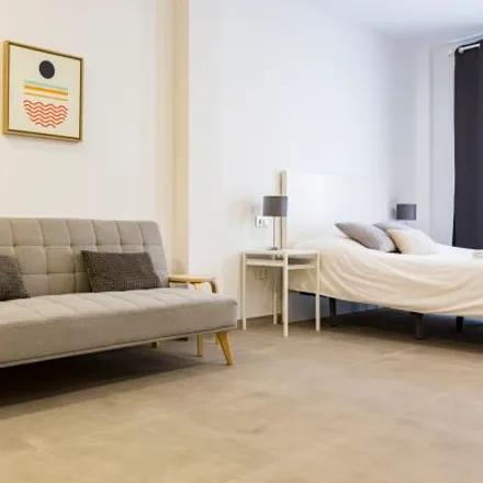 Rent this studio apartment on Calle Mármoles in 29005 Málaga, Spain