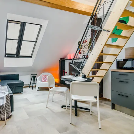Rent this 1 bed apartment on Kafe nůžky papír in Na Zámecké 11, 140 00 Prague