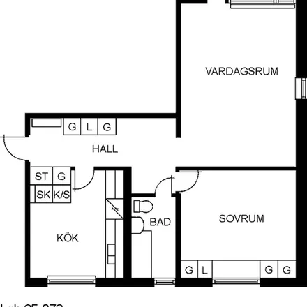 Rent this 2 bed apartment on unnamed road in 382 41 Nybro, Sweden
