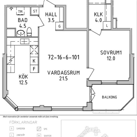 Rent this 2 bed apartment on Skvadronsbacken in 174 58 Sundbybergs kommun, Sweden