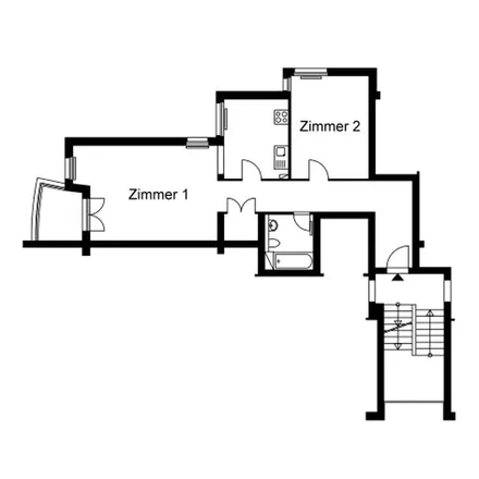 Rent this 2 bed apartment on Jahnstraße 23 C in 15366 Dahlwitz-Hoppegarten, Germany