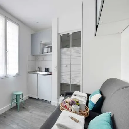 Rent this studio apartment on 10 Rue Ravignan in 75018 Paris, France
