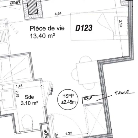 Rent this 1 bed apartment on 77 Boulevard Van Gogh in 59491 Villeneuve-d'Ascq, France
