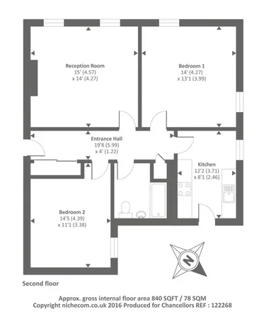 Image 5 - The Croft, Woodstock Close, Oxford, OX2 8DB, United Kingdom - Apartment for rent