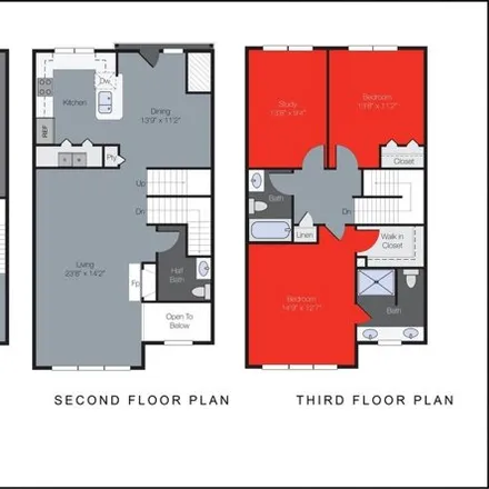 Image 3 - 234 Brahms Court, Wheaton, IL 60189, USA - House for rent