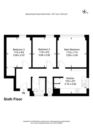 Image 7 - Clinger House, Clinger Court, London, N1 5JA, United Kingdom - Apartment for rent