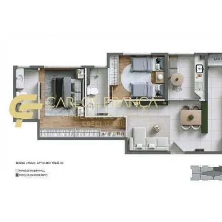 Buy this 2 bed apartment on Baía de Osaka in Rua Márclo Baptista, STIEP