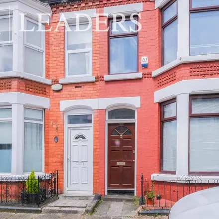 Rent this 3 bed townhouse on 76 Blythswood Street in Liverpool, L17 7DA