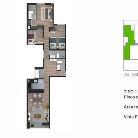 Buy this 3 bed apartment on Calle Federico Chopin in San Borja, Lima Metropolitan Area 15037