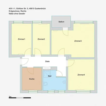 Rent this 4 bed apartment on Friedrich-Ebert-Straße 4 in 49610 Altstadt, Germany