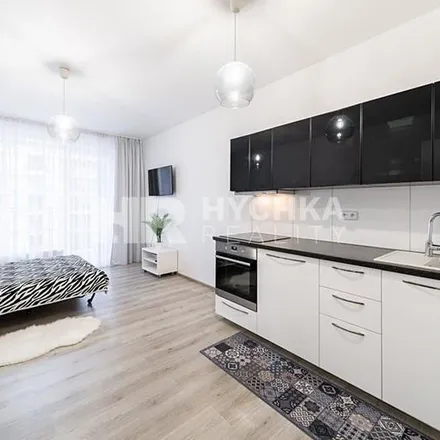 Rent this 1 bed apartment on Pravá 617/10 in 147 00 Prague, Czechia