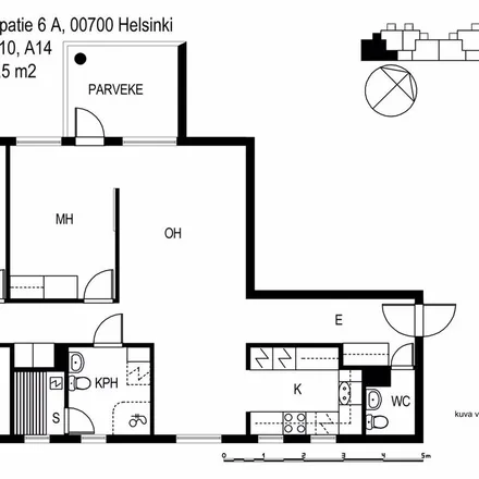 Rent this 4 bed apartment on Malmin kauppatie 6A in 00700 Helsinki, Finland