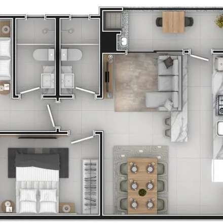 Buy this 2 bed apartment on Rua Jaime Fernandes Vieira in Cordeiros, Itajaí - SC