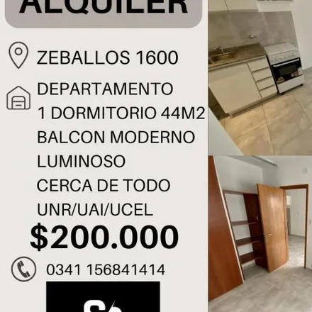 Image 2 - Zeballos 1612, Martin, Rosario, Argentina - Apartment for rent