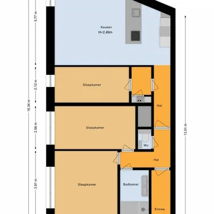 Image 5 - Schielandtoren, Bulgersteyn, 3011 AB Rotterdam, Netherlands - Apartment for rent
