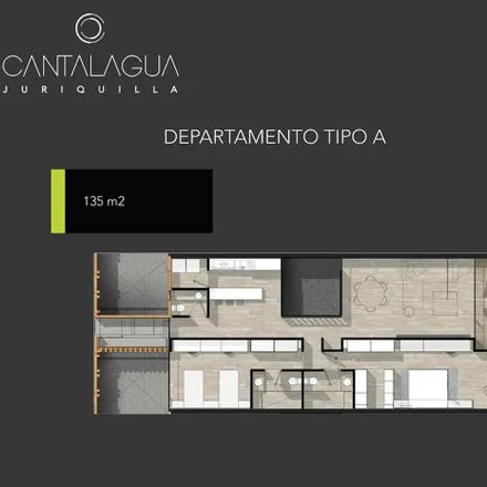 Rent this 2 bed apartment on unnamed road in Delegaciön Santa Rosa Jáuregui, 76100 Juriquilla