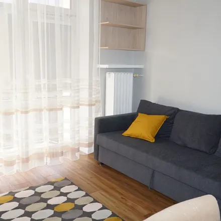 Rent this 1 bed apartment on Karola Dickensa in 02-104 Warsaw, Poland
