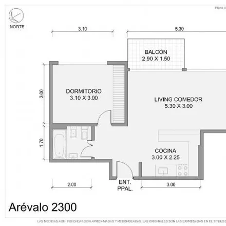 Buy this 1 bed apartment on Arévalo 2368 in Palermo, C1425 BIC Buenos Aires