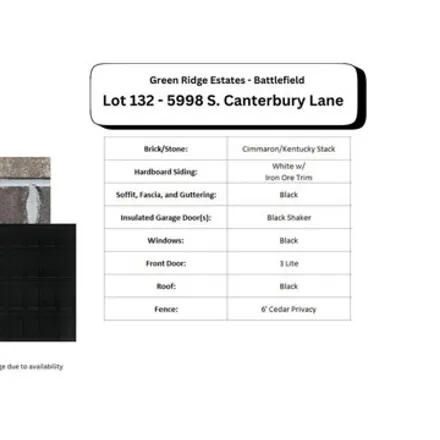 Image 3 - 5998 S Canterbury Ln Lot 132, Battlefield, Missouri, 65619 - House for sale