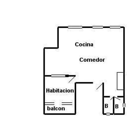 Rent this 1 bed apartment on Mendoza 486 in Departamento San Fernando, H3500 ASC Resistencia