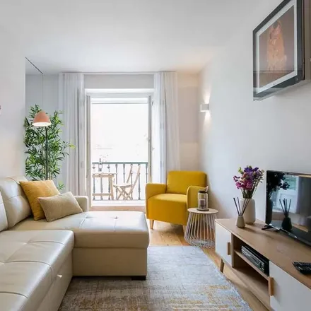 Rent this 1 bed apartment on Rua do Crucifixo 4 in 1100-048 Lisbon, Portugal