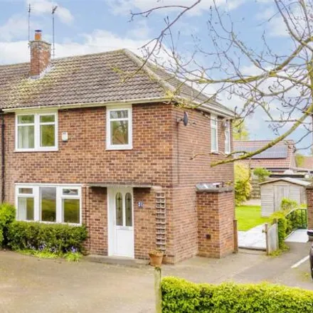Buy this 3 bed house on 37 in 39 Maple Avenue, Bishopthorpe