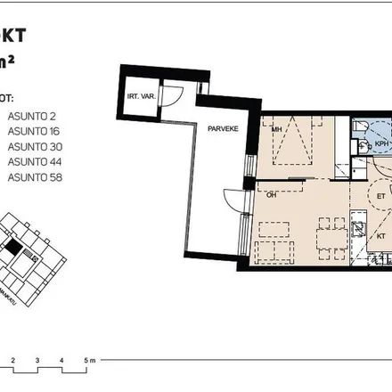 Rent this 2 bed apartment on Länsisatamankatu 26 in 00220 Helsinki, Finland
