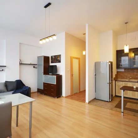 Rent this 1 bed apartment on 11 Dom in Powstańców Śląskich 58d, 53-333 Wrocław