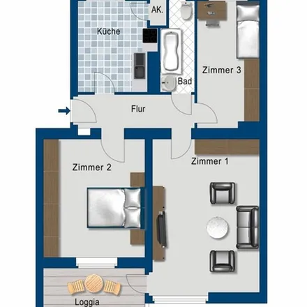 Image 2 - Adam Betcke, Betckestraße, 13595 Berlin, Germany - Apartment for rent