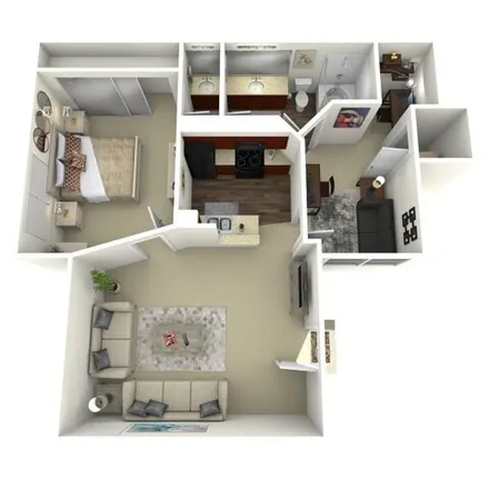 Image 2 - 4001 Wanda Verde Lane, Houston, TX 77082, USA - Apartment for rent