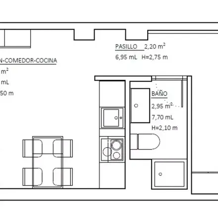 Rent this 1 bed apartment on Calle de Cebreros in 64, 28047 Madrid