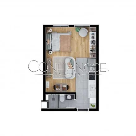 Buy this 2 bed apartment on Rua Professor Luiz César 803 in Água Verde, Curitiba - PR